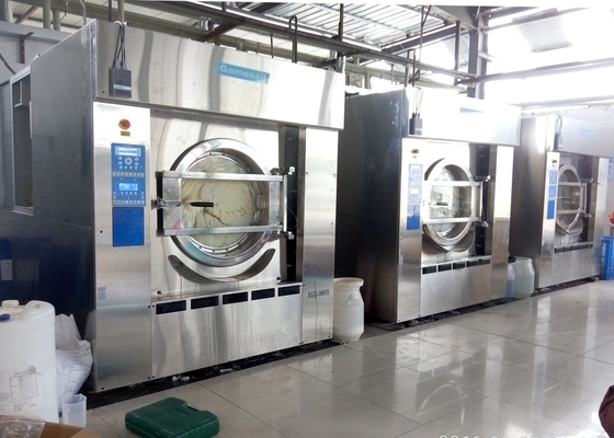 Europe Standard Commercial Clothes Washer , Single Door Professional Laundry Equipment