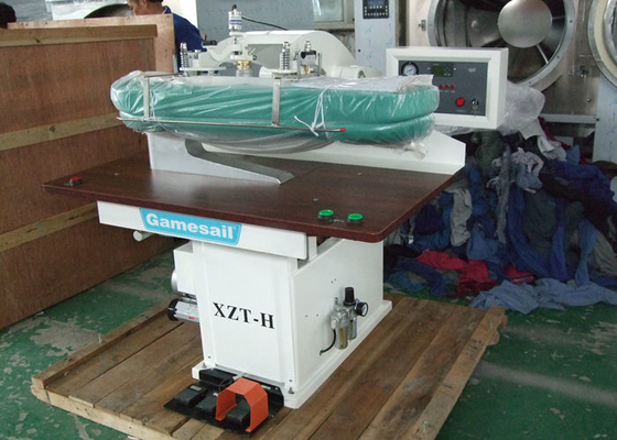 Hot Iron Laundry Steam Press Machine , Commercial Automatic Cloth Ironing Machine
