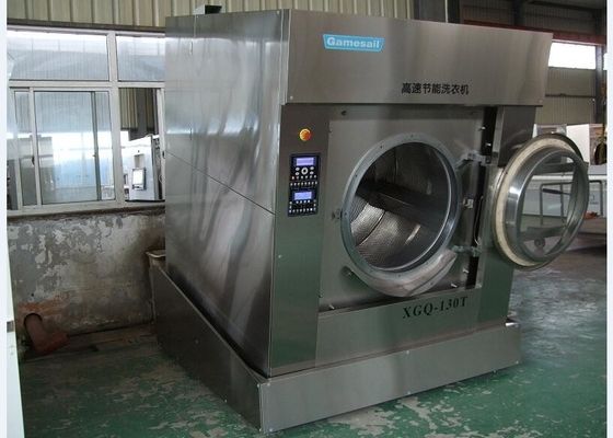 Big 130kg Heavy Duty Washing Machine , Europe Standard Commercial Laundry Equipment