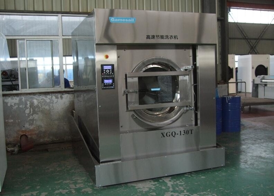 Big 130kg Heavy Duty Washing Machine , Europe Standard Commercial Laundry Equipment